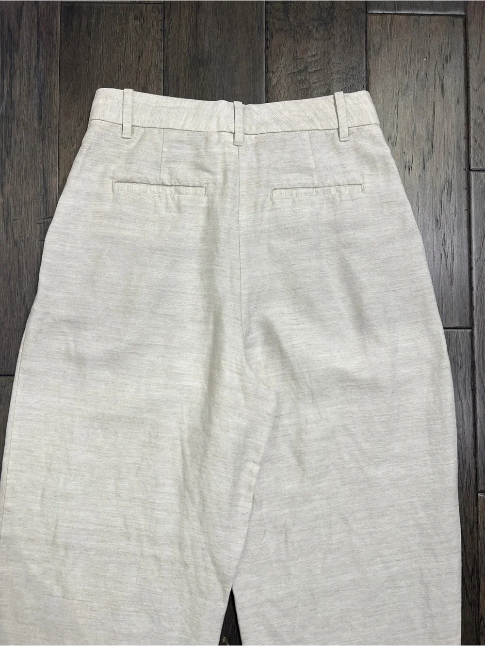 Aritzia Wilfred Carrot Linen Pant Natural Ecru